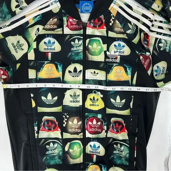 Adidas Vintage Mens 90's Print Superstar AOP Track Top Jersey Jacket Size Small - Picture 15 of 16